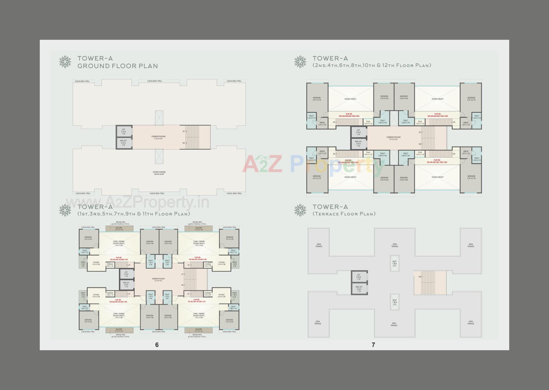 Layout of real estate project Florencia located at Sevasi, Vadodara, Gujarat