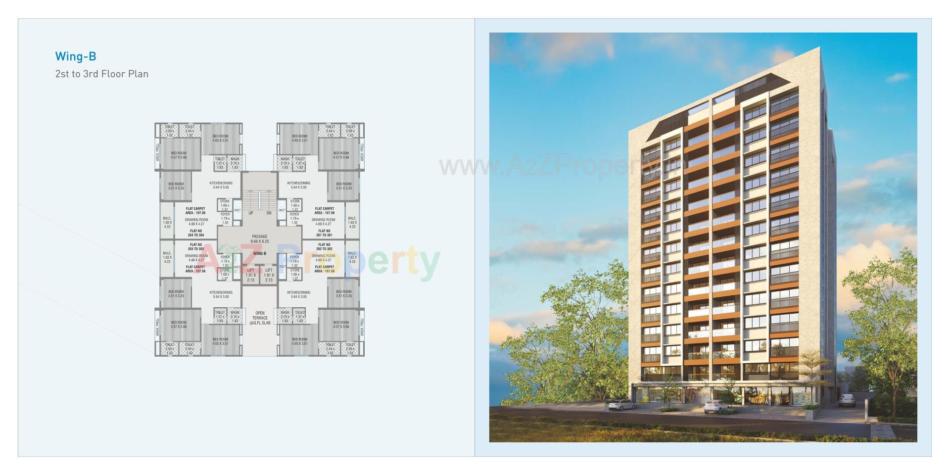 Layout of real estate project Forever Atmosphere located at Vadodara, Vadodara, Gujarat