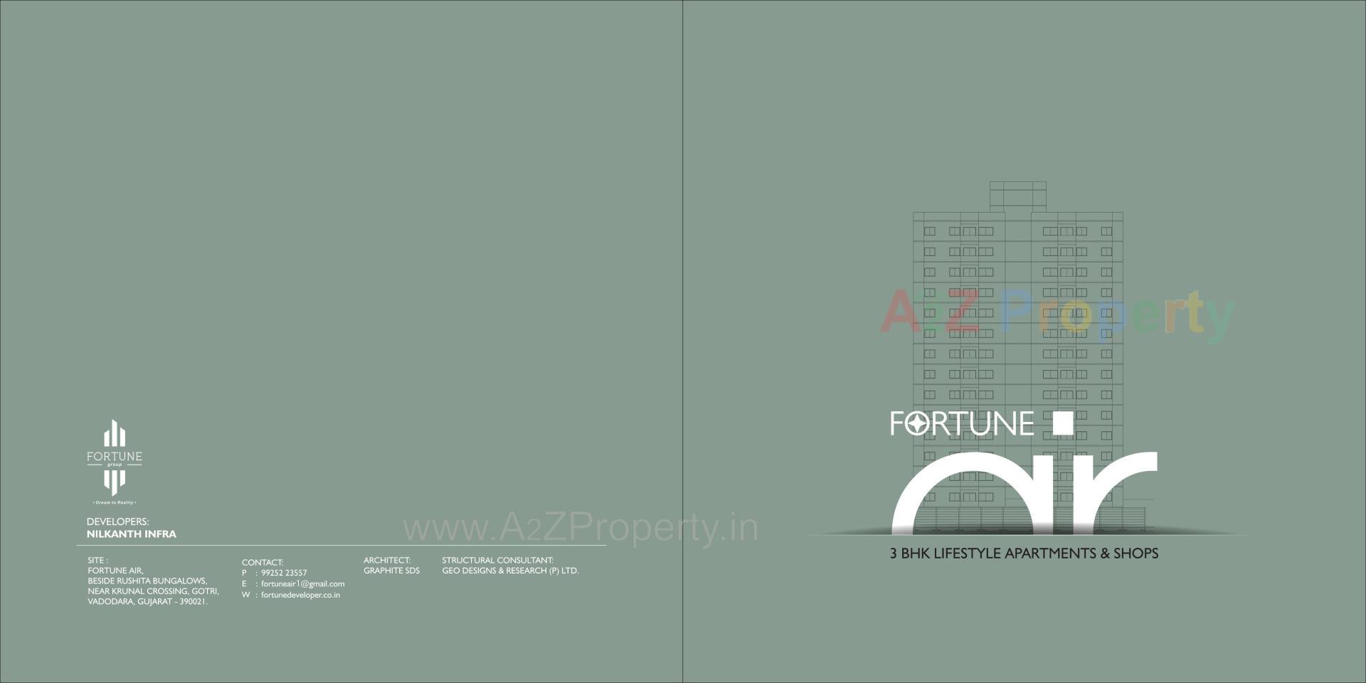  of real estate project Fortune Air located at Gotri, Vadodara, Gujarat