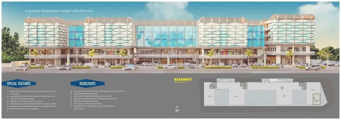  of real estate project Fortune Gateway located at Nizampura, Vadodara, Gujarat