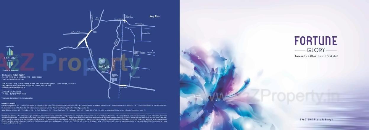  of real estate project Fortune Glory located at Vadsar, Vadodara, Gujarat