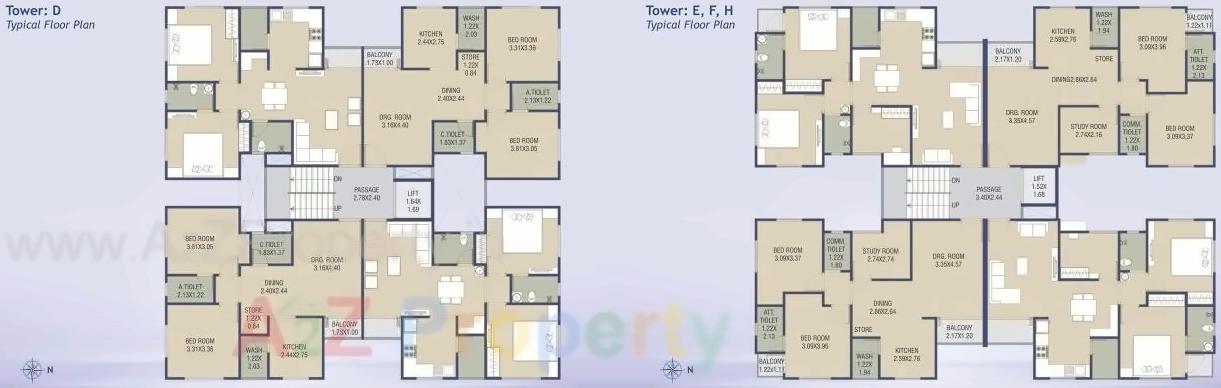 Layout of real estate project Fortune Glory located at Vadsar, Vadodara, Gujarat
