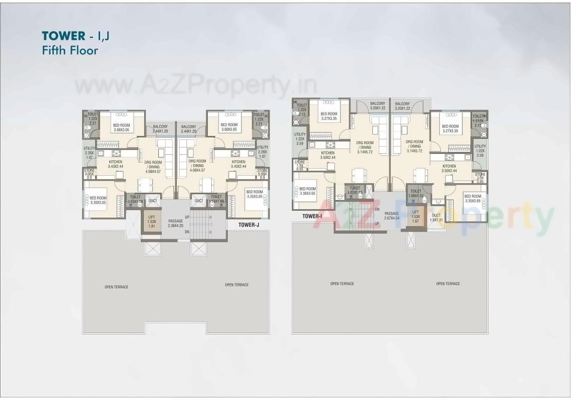 Layout of real estate project Fortune Greens located at Bhayli, Vadodara, Gujarat