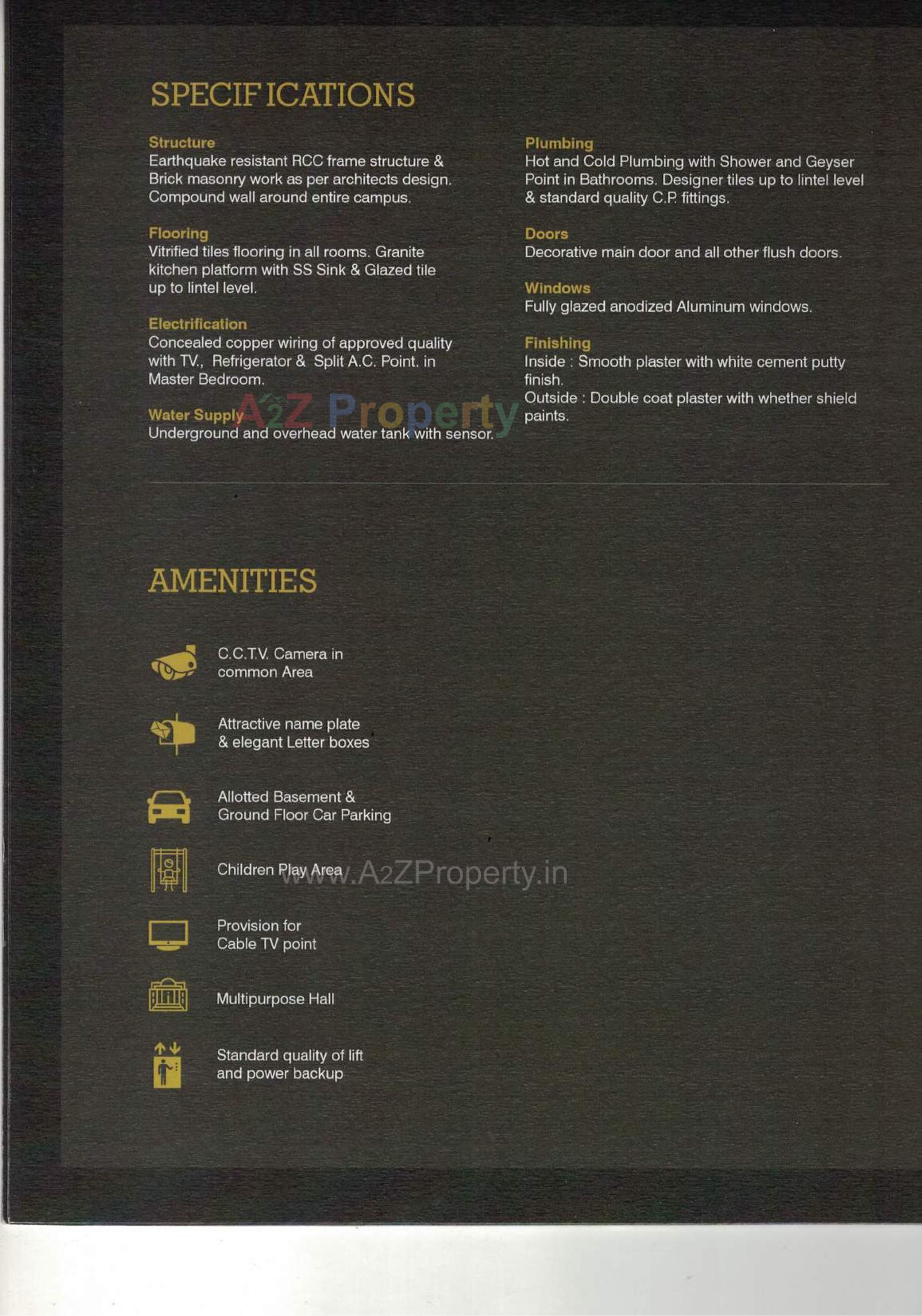  of real estate project Fortune Heights located at Vadodara, Vadodara, Gujarat