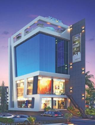 Elevation of real estate project Fortune Hub located at Nizampura, Vadodara, Gujarat