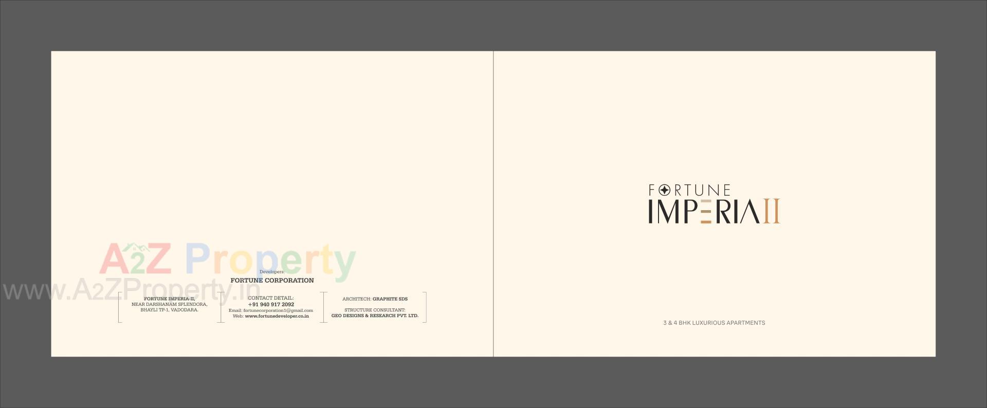 of real estate project Fortune Imperia Ii located at Bhayali, Vadodara, Gujarat