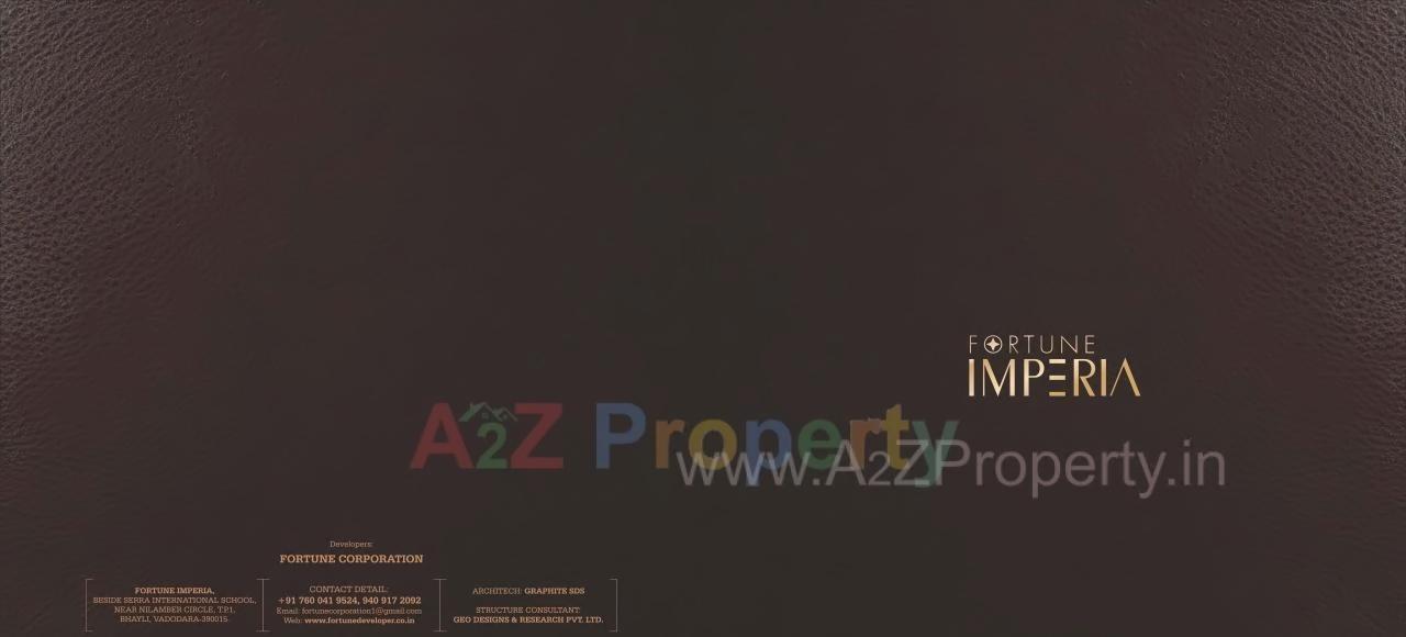  of real estate project Fortune Imperia located at Bhayli, Vadodara, Gujarat