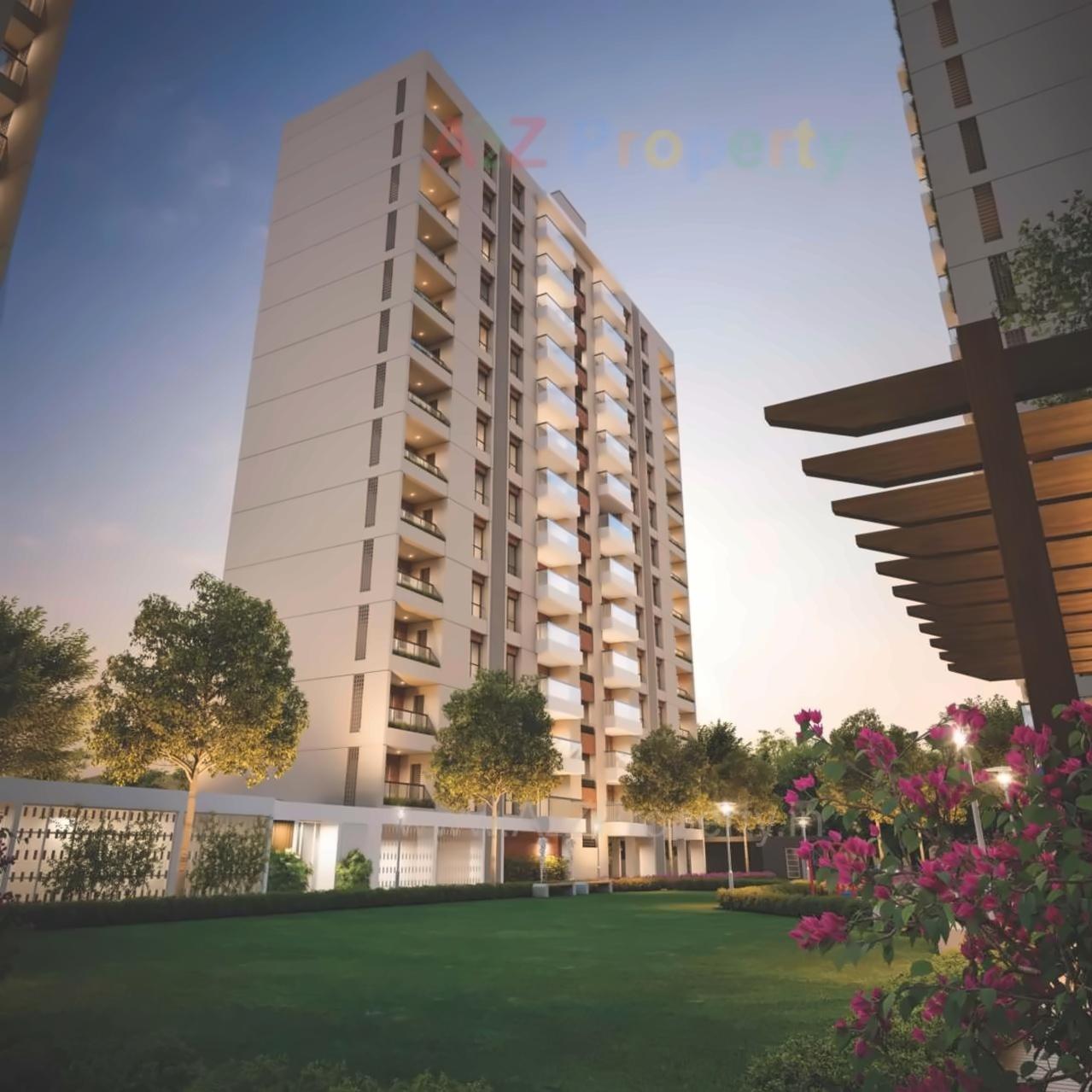 3D Elevation of real estate project Fortune Imperia located at Bhayli, Vadodara, Gujarat