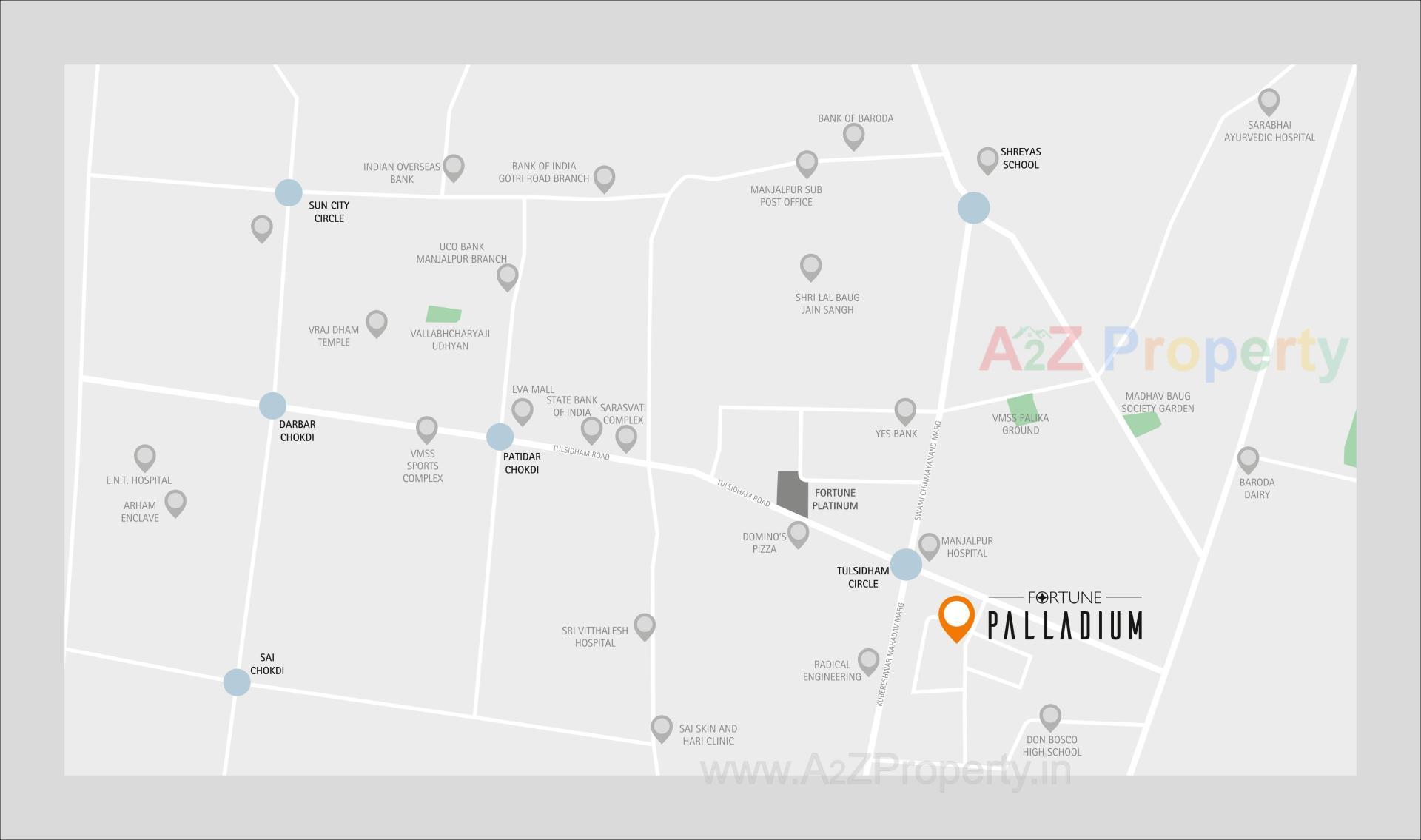  of real estate project Fortune Palladium located at Vadodara, Vadodara, Gujarat