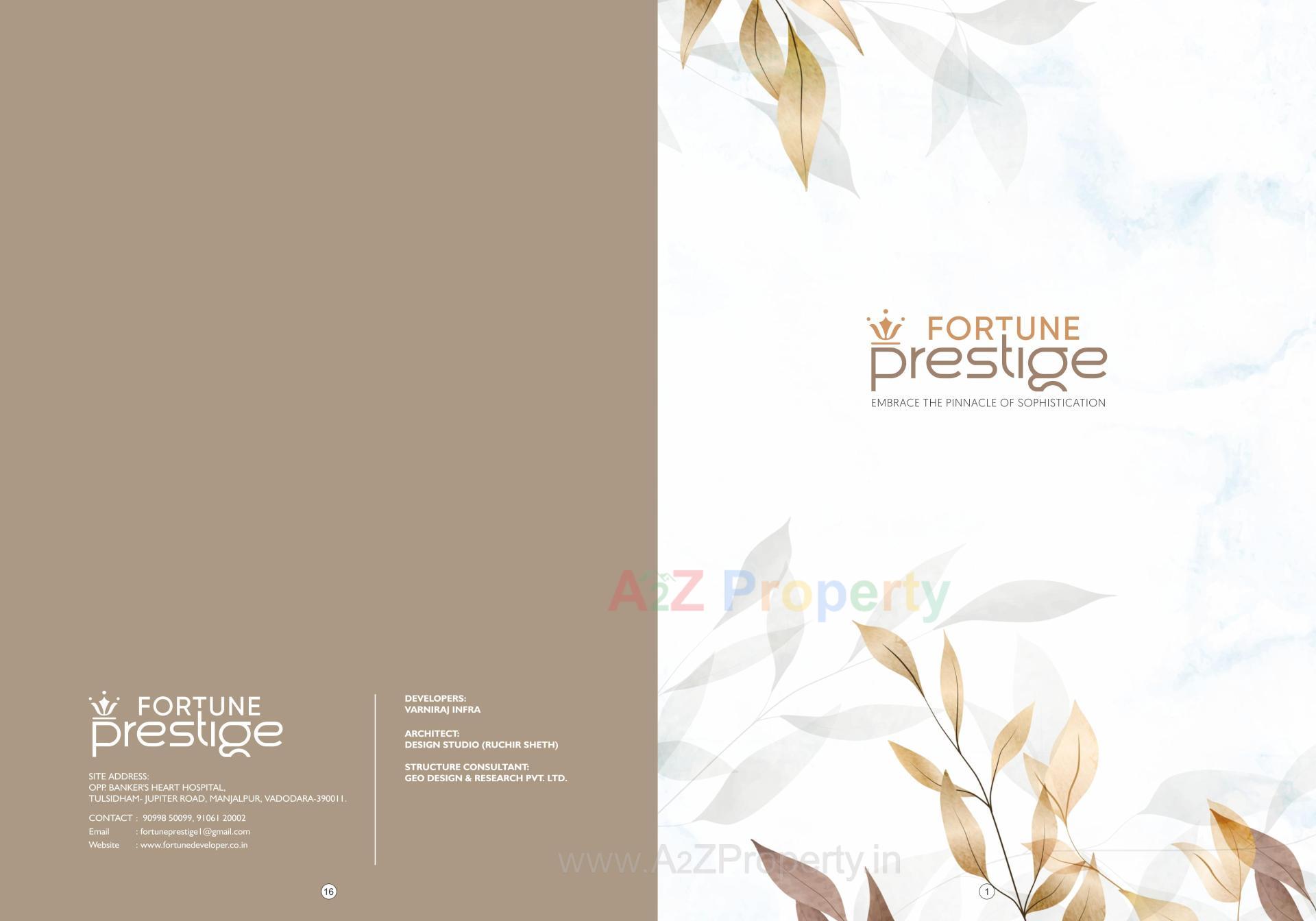  of real estate project Fortune Prestige located at Manjalpur, Vadodara, Gujarat