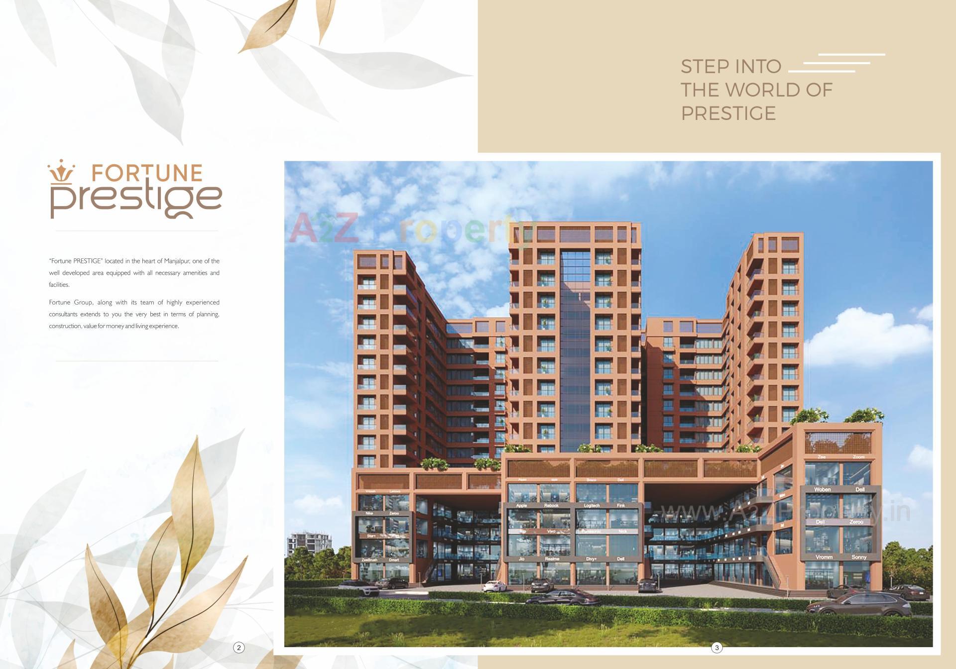  of real estate project Fortune Prestige located at Manjalpur, Vadodara, Gujarat
