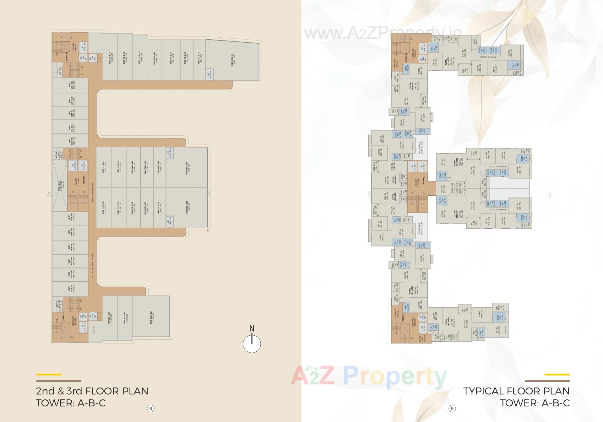 Layout of real estate project Fortune Prestige located at Manjalpur, Vadodara, Gujarat