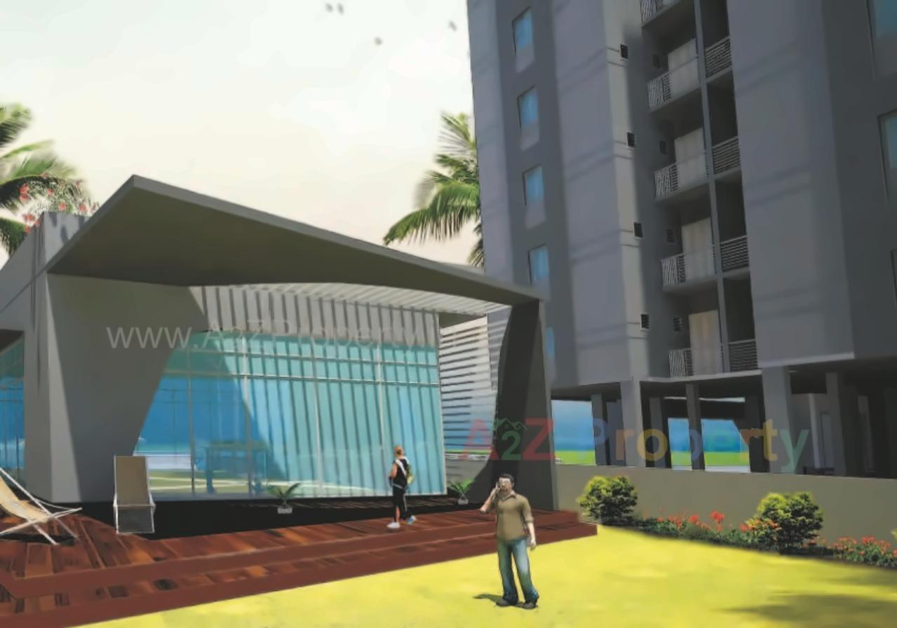 3D Elevation of real estate project Fortune Skyline located at Kalali, Vadodara, Gujarat