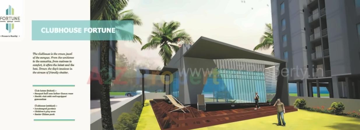 3D Elevation of real estate project Fortune Skyline located at Kalali, Vadodara, Gujarat