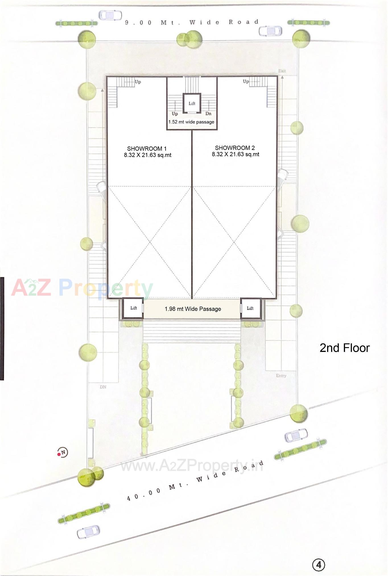 Layout of real estate project Fortune Space located at Jetalpur, Vadodara, Gujarat