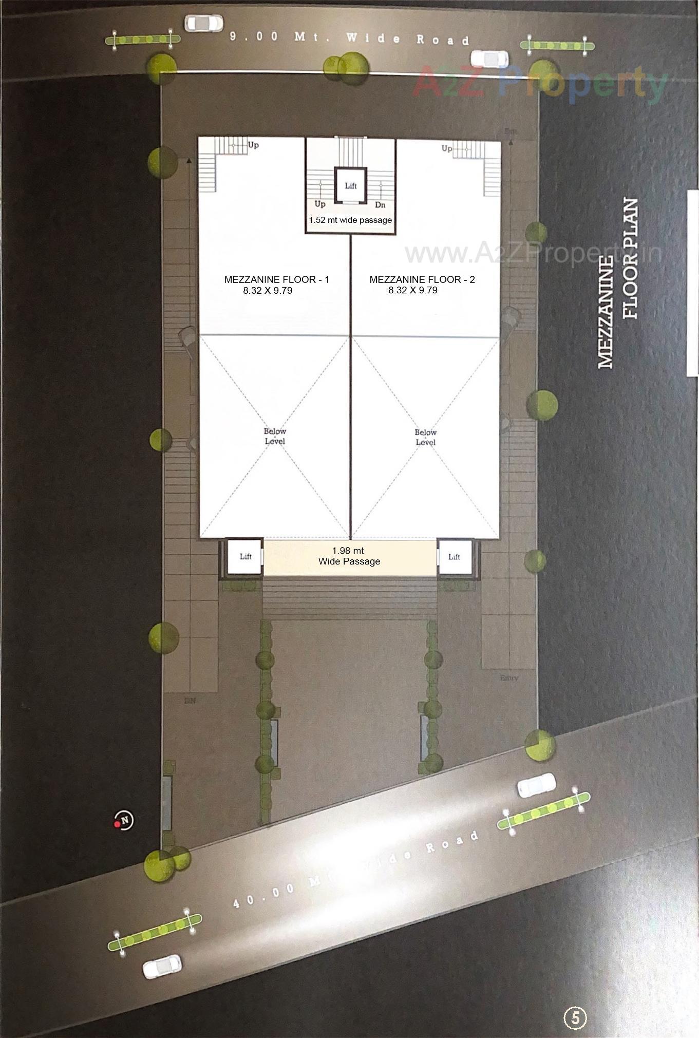 Layout of real estate project Fortune Space located at Jetalpur, Vadodara, Gujarat