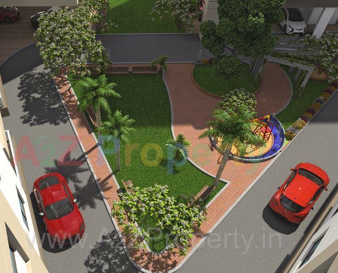 3D Elevation of real estate project Fortune located at Tandalaja, Vadodara, Gujarat