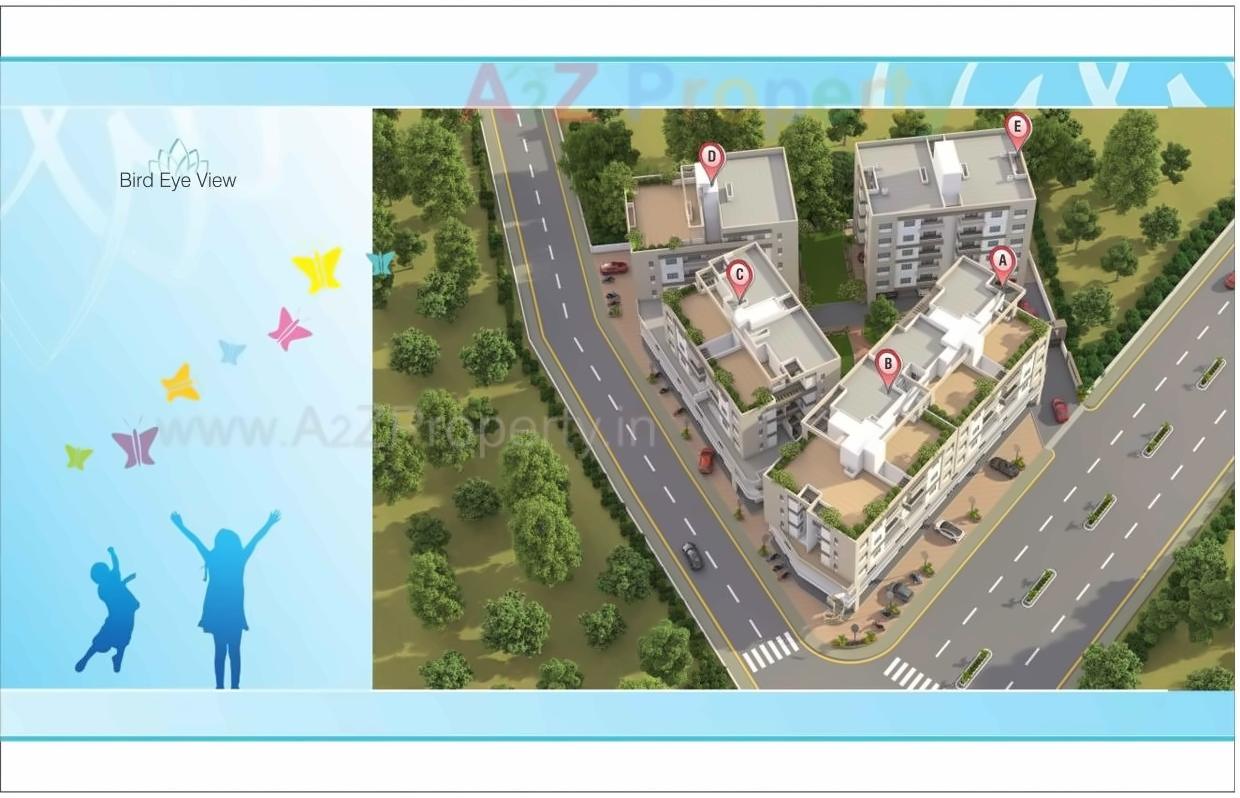Layout of real estate project Fortune located at Tandalaja, Vadodara, Gujarat