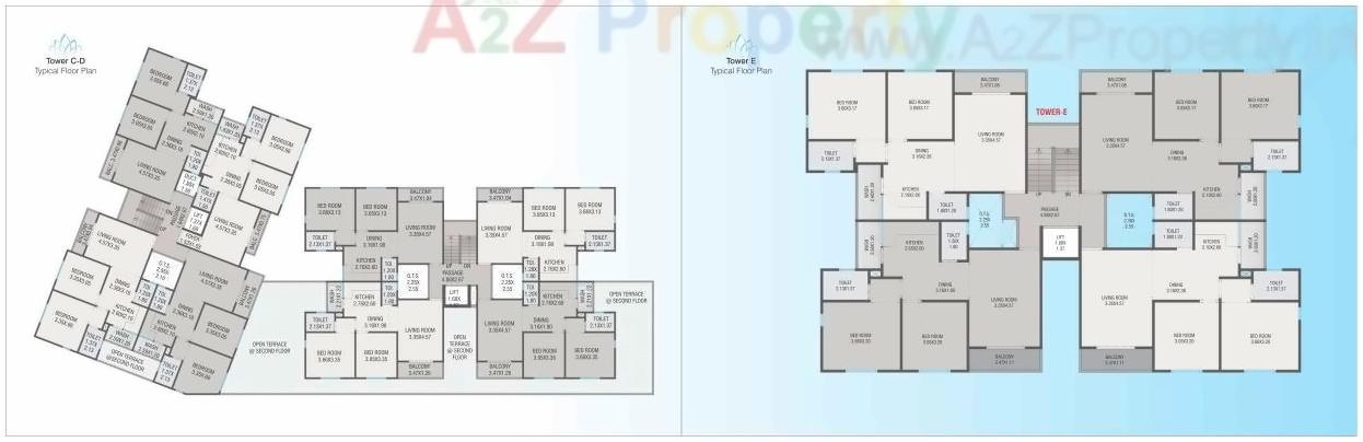 Layout of real estate project Fortune located at Tandalaja, Vadodara, Gujarat
