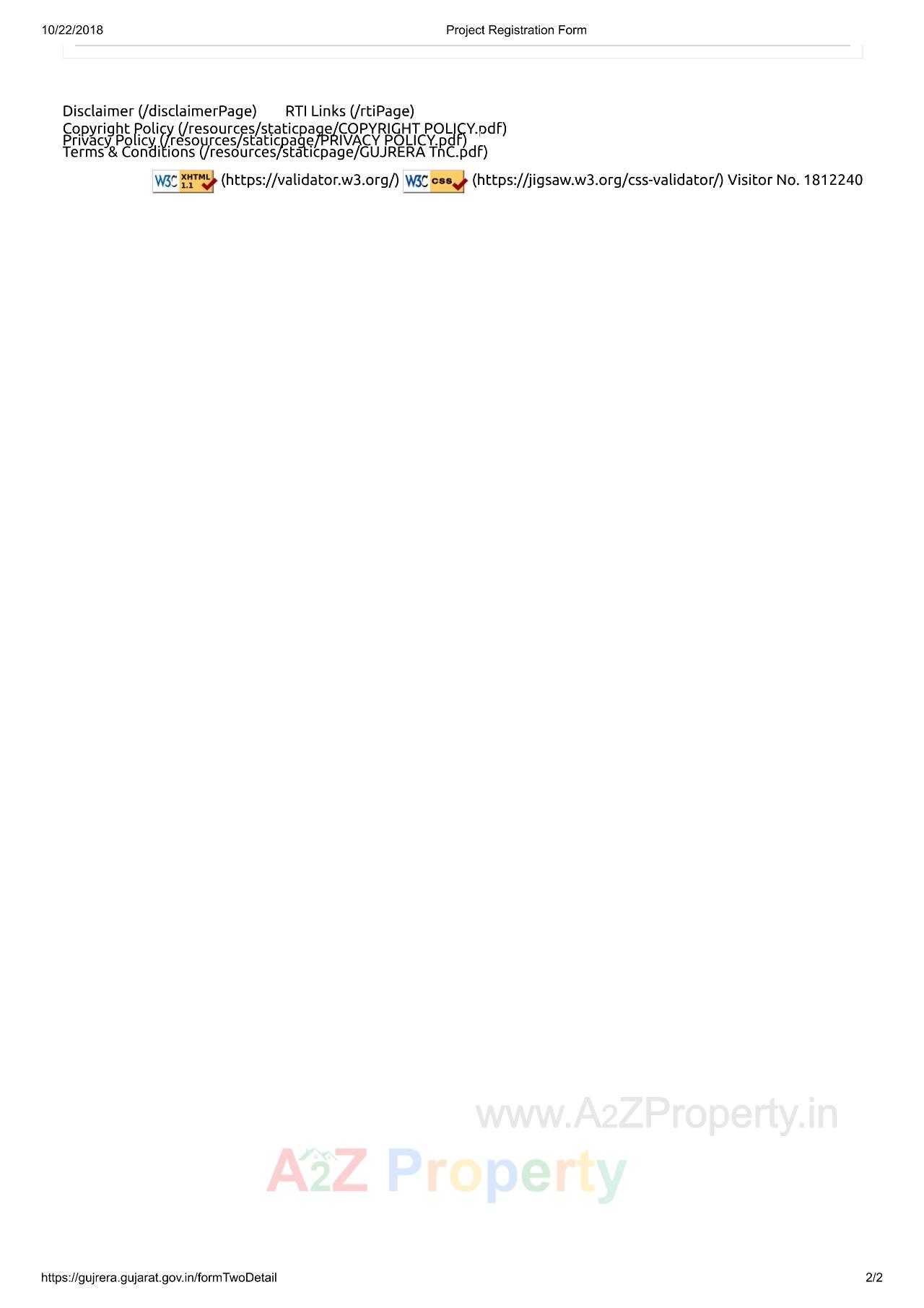  of real estate project Four Avenues located at Sevasi, Vadodara, Gujarat