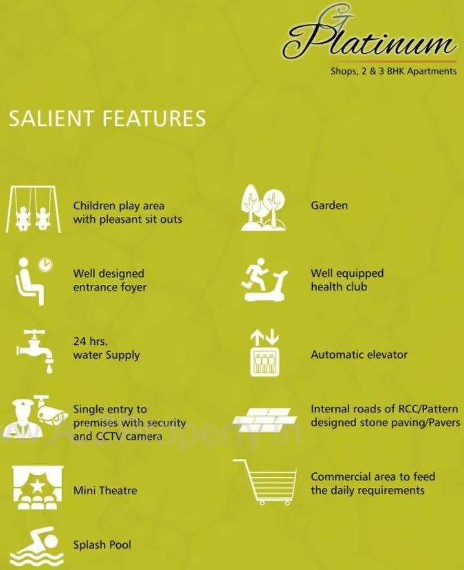 Amenities of G Platinum