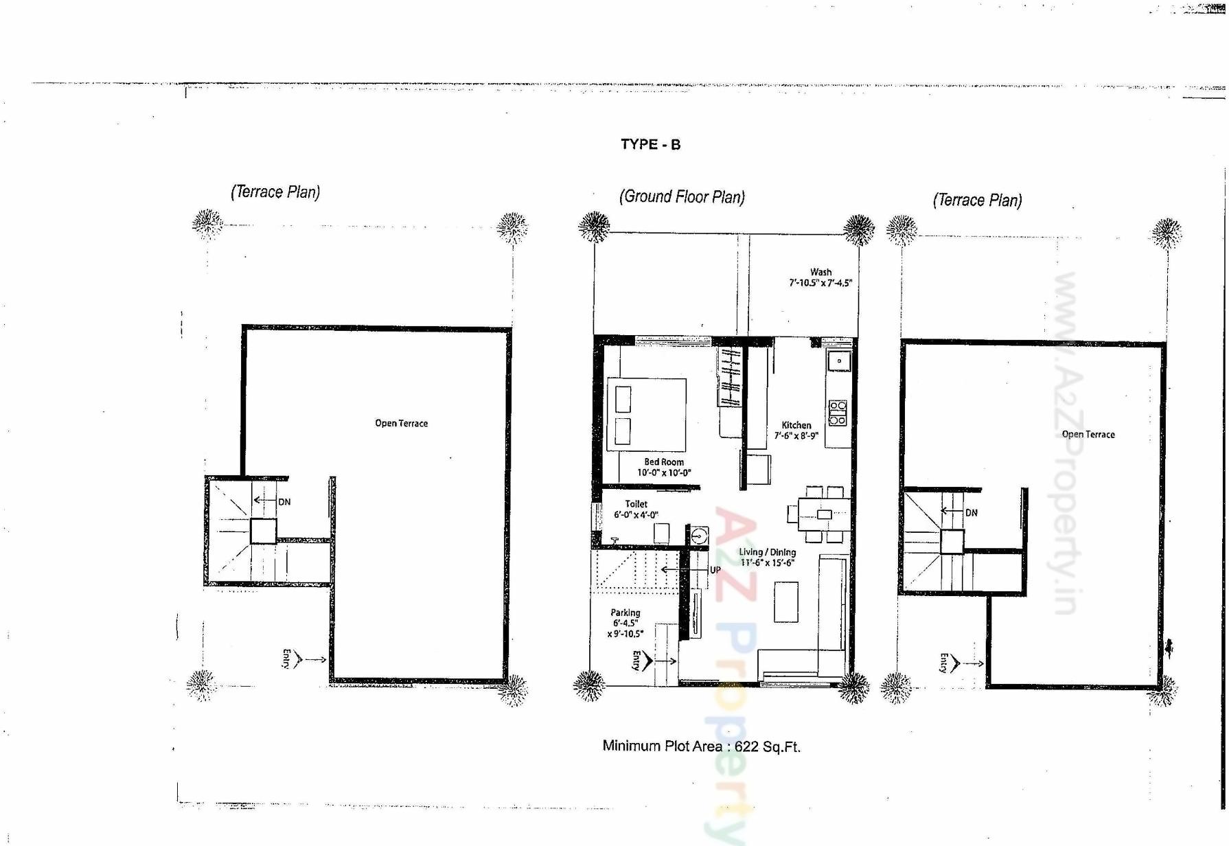 Layout of real estate project Gaj Ganesh located at Hanumanpura, Vadodara, Gujarat