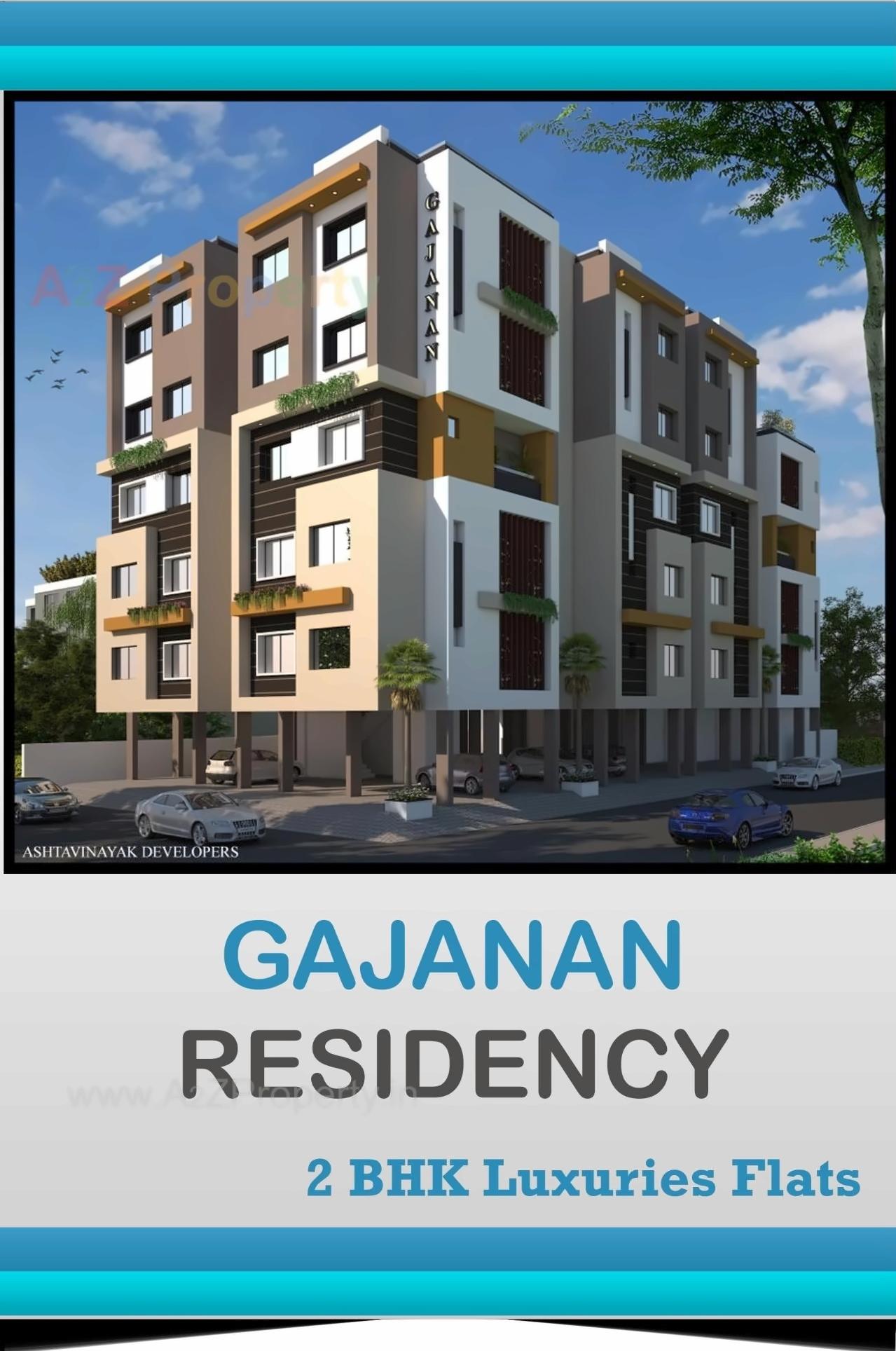 3D Elevation of real estate project Gajanan Residency located at Vadodara, Vadodara, Gujarat
