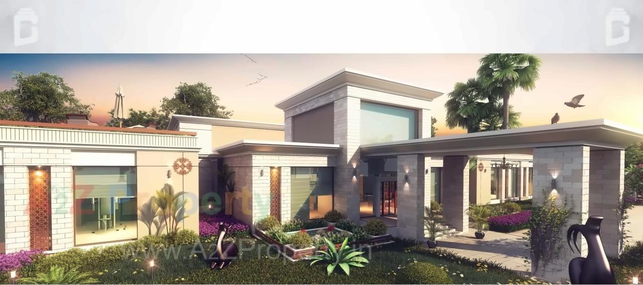 3D Elevation of real estate project Gajanana located at Kumetha, Vadodara, Gujarat