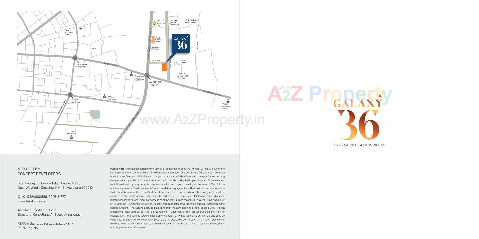  of real estate project Galaxy located at Ankhol, Vadodara, Gujarat