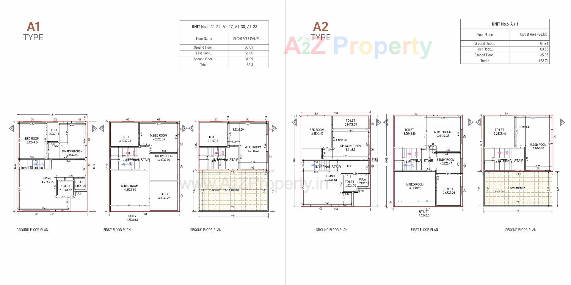 Layout of real estate project Galaxy located at Ankhol, Vadodara, Gujarat