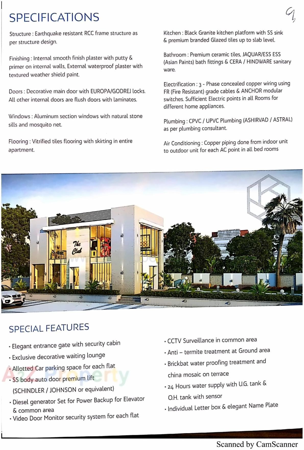  of real estate project Galaxy Heights located at Chhani, Vadodara, Gujarat