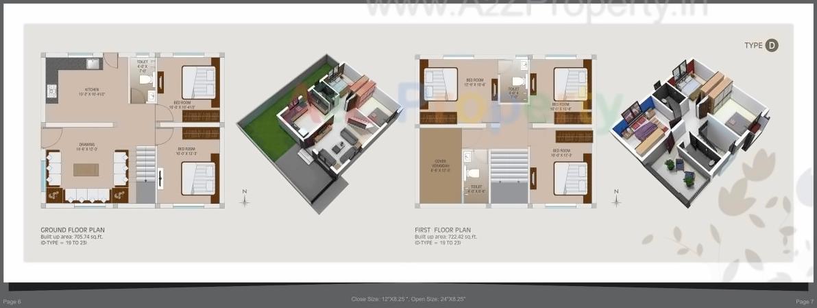 Layout of real estate project Ganga Parvati Duplex located at Gotri, Vadodara, Gujarat