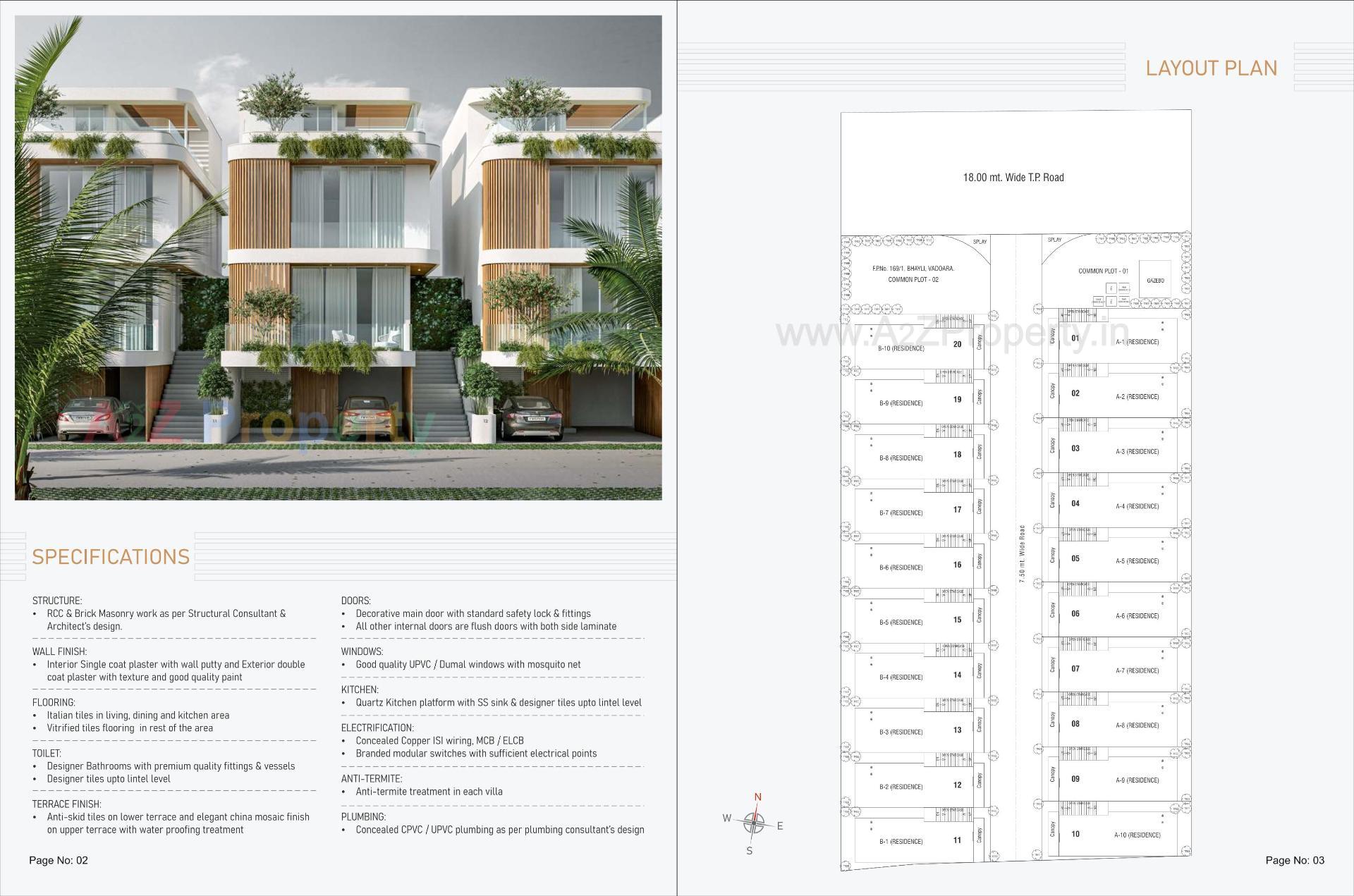  of real estate project Gardenia located at Bhayli, Vadodara, Gujarat