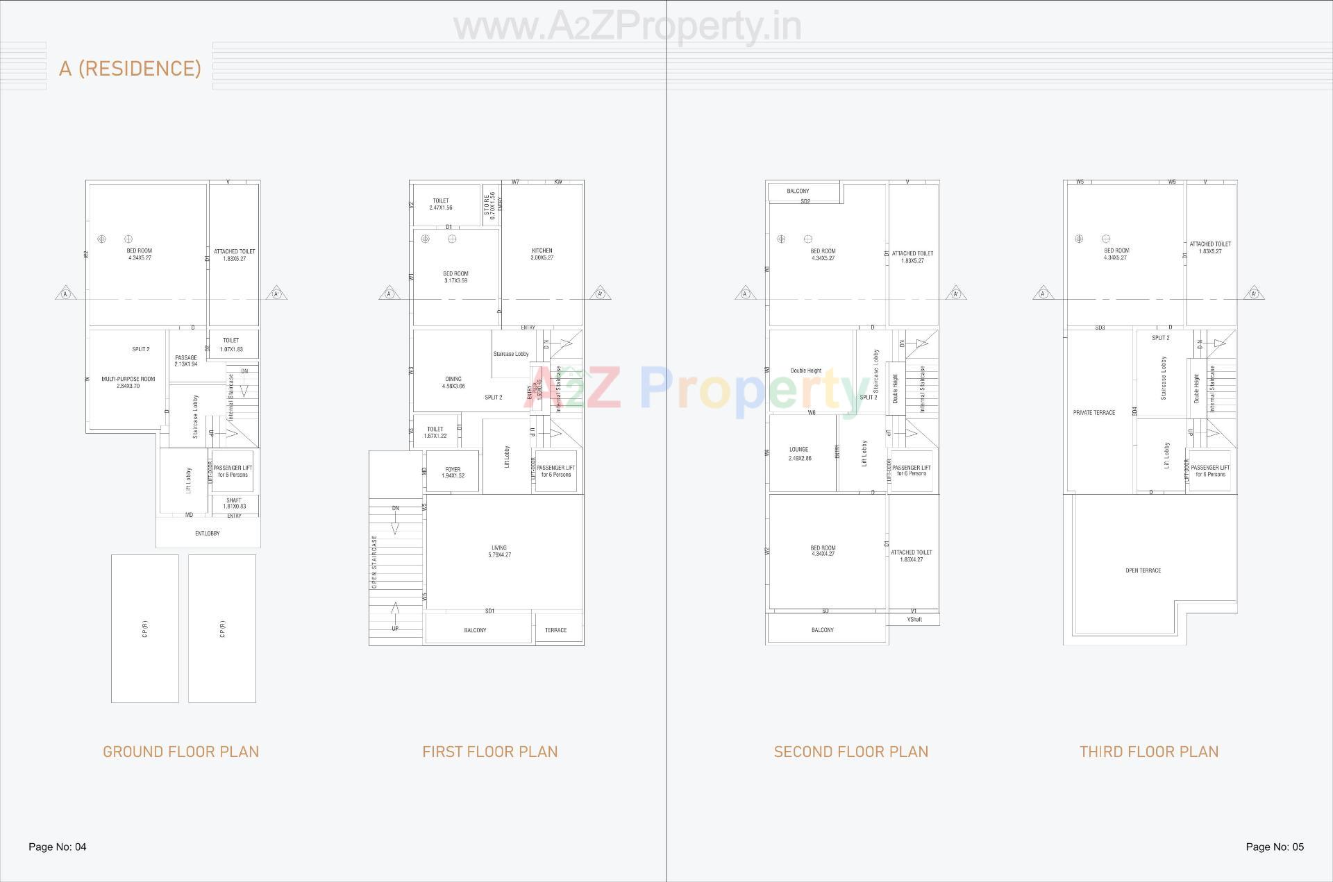 Layout of real estate project Gardenia located at Bhayli, Vadodara, Gujarat