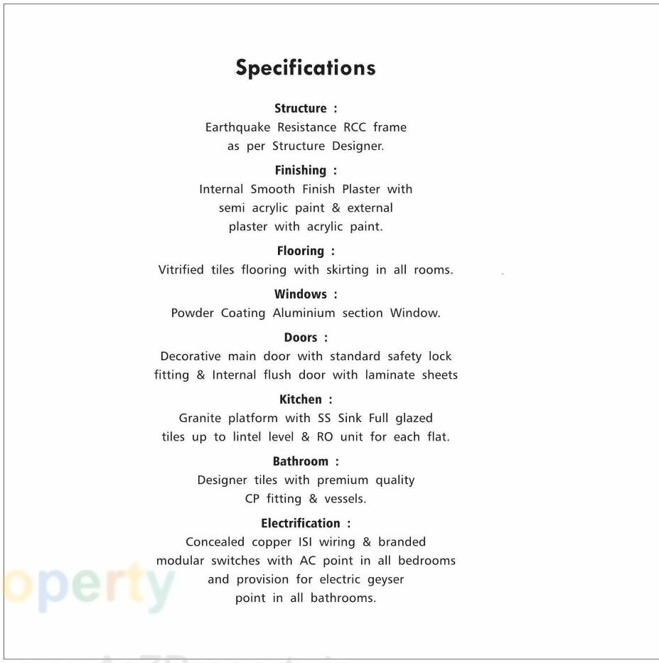 Project Specifications