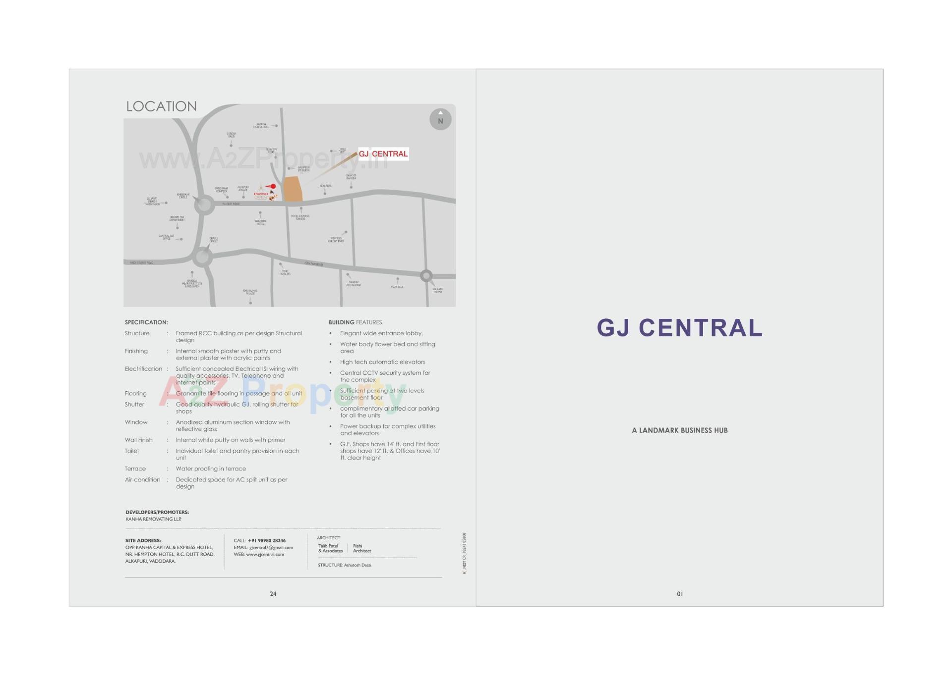  of real estate project Gj Central located at Kasba, Vadodara, Gujarat