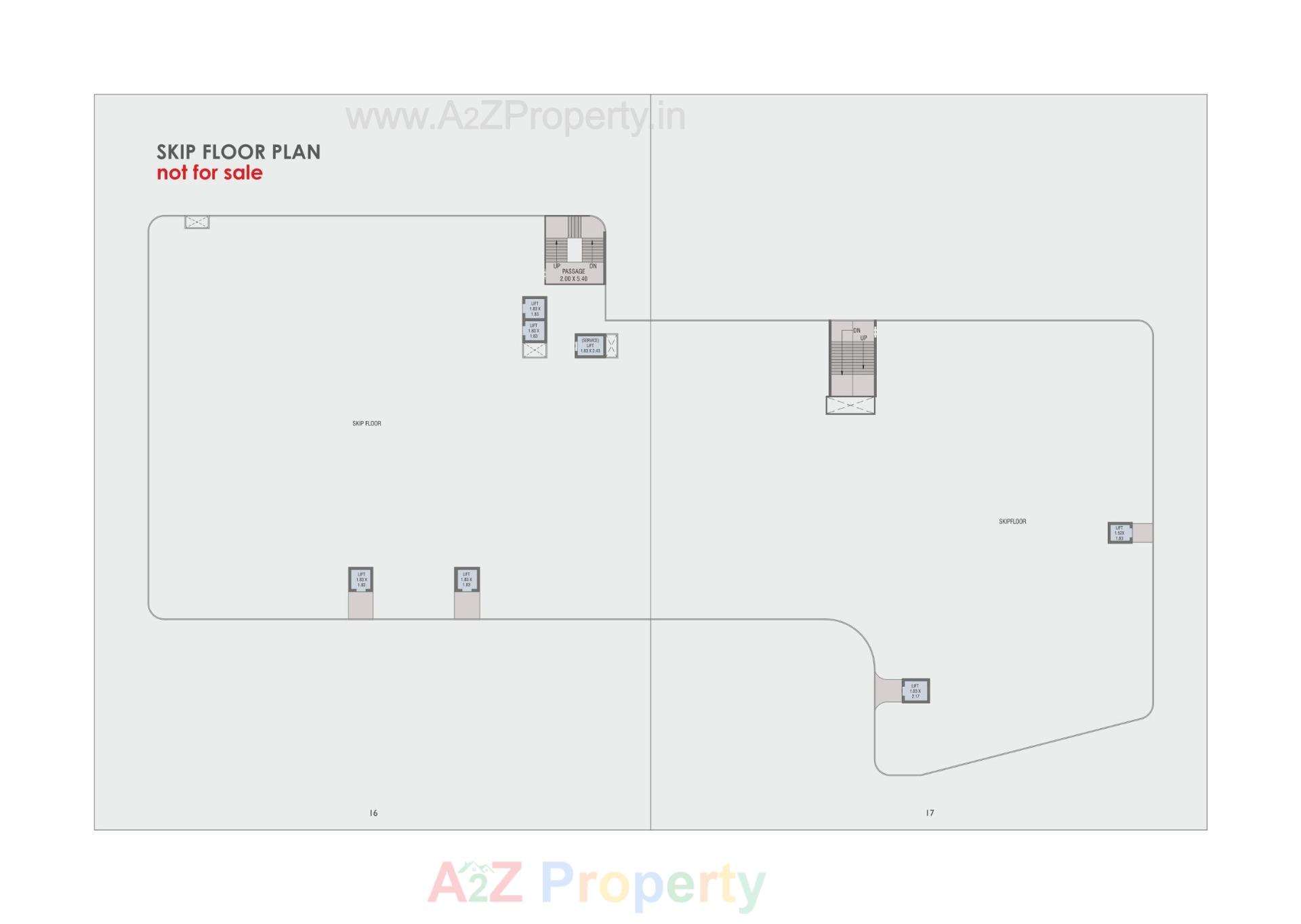 Layout of real estate project Gj Central located at Kasba, Vadodara, Gujarat