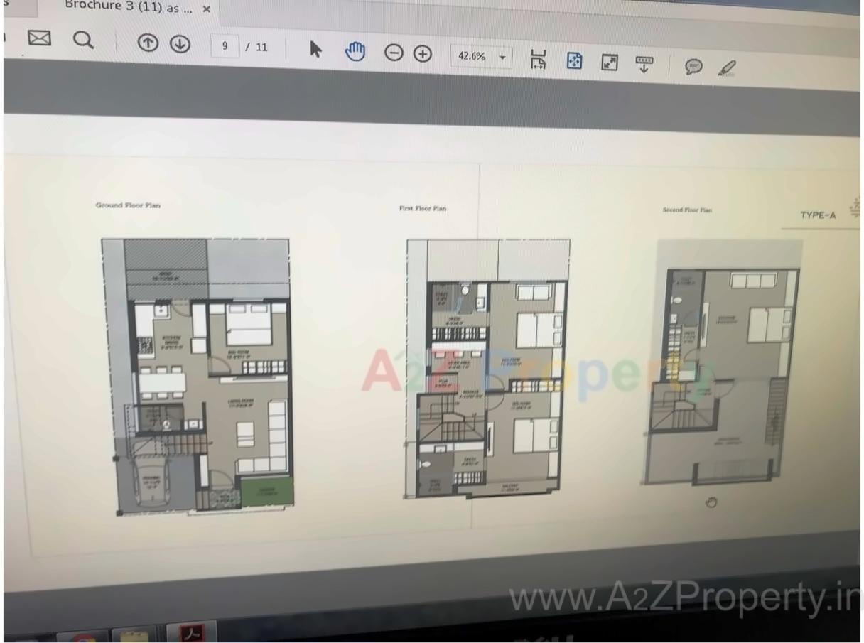 Layout of real estate project Glade Mercury located at Harni, Vadodara, Gujarat