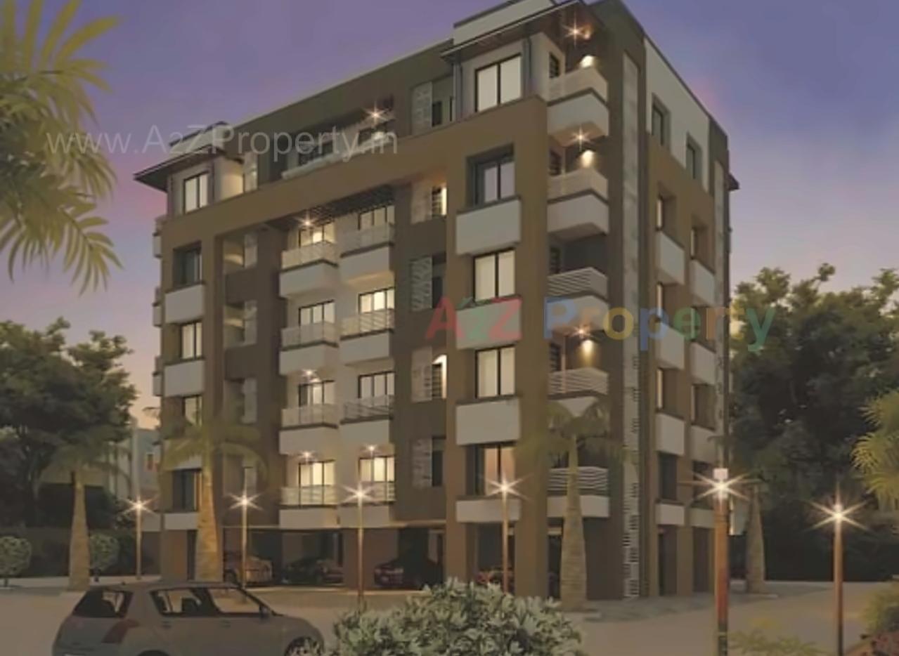 3D Elevation of real estate project Gokuldham Residency located at Undera, Vadodara, Gujarat