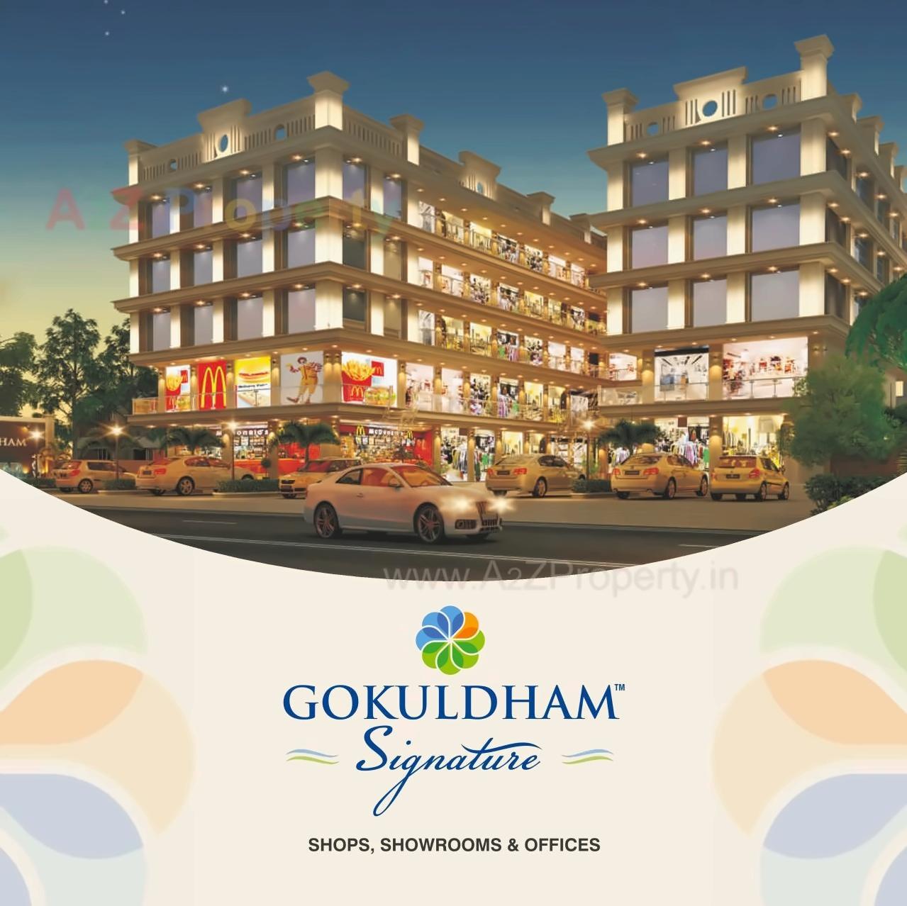 3D Elevation of real estate project Gokuldham Signature located at Koyali, Vadodara, Gujarat