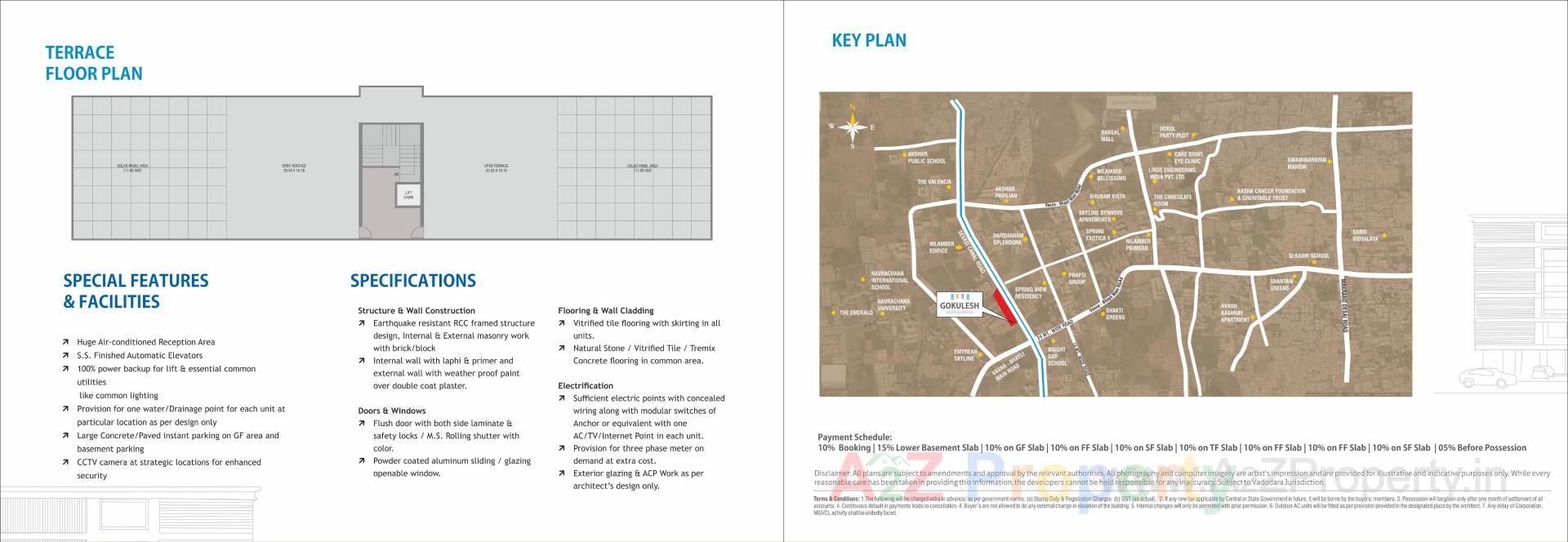  of real estate project Gokulesh located at Bhayli, Vadodara, Gujarat