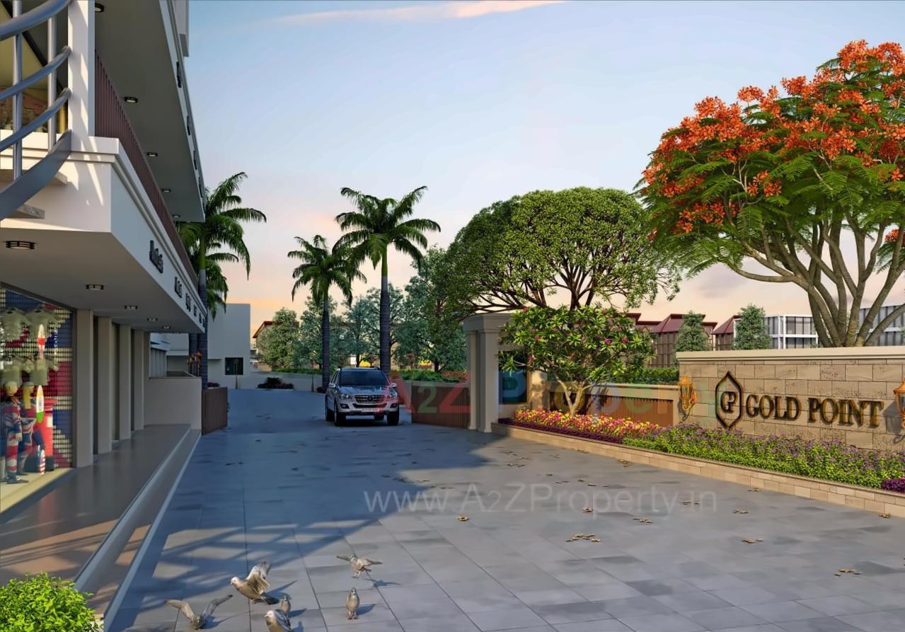 3D Elevation of real estate project Gold Point located at Gorva, Vadodara, Gujarat