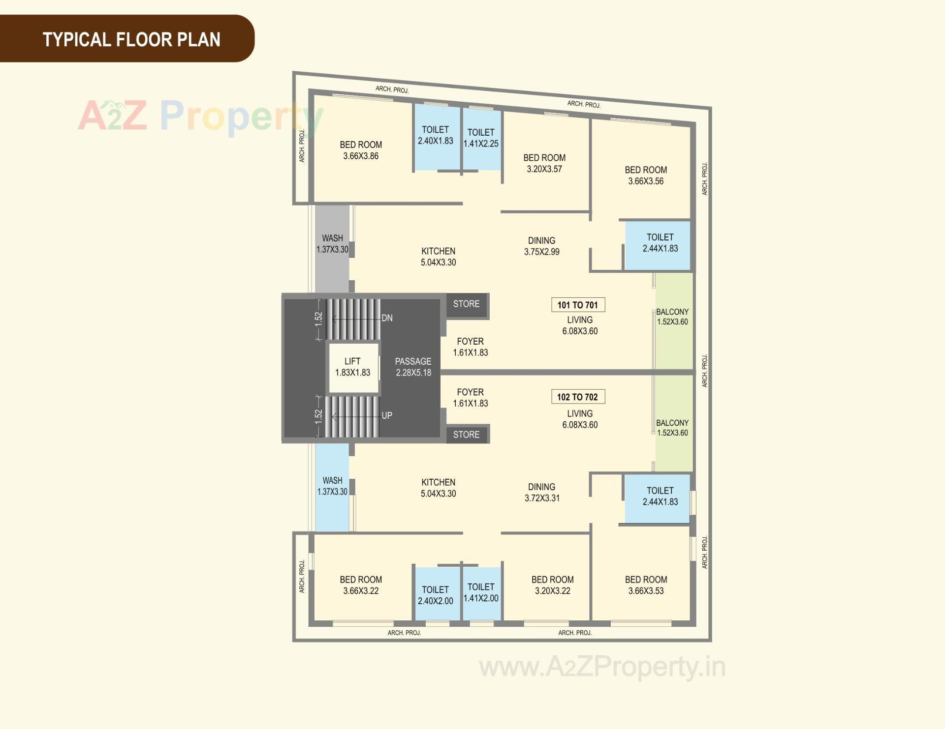 Layout of real estate project Goverdhan Residency located at Subhanpura, Vadodara, Gujarat
