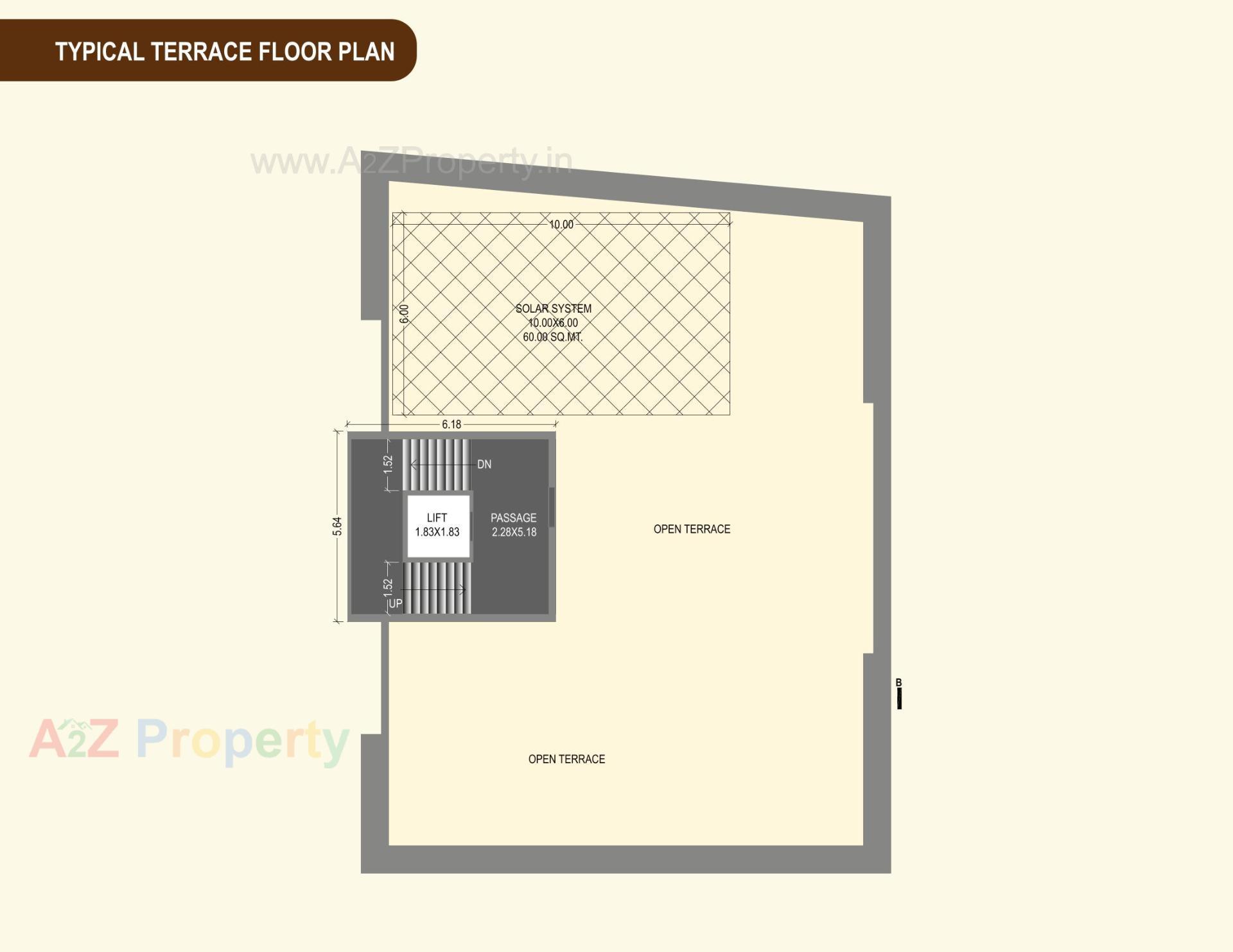 Layout of real estate project Goverdhan Residency located at Subhanpura, Vadodara, Gujarat