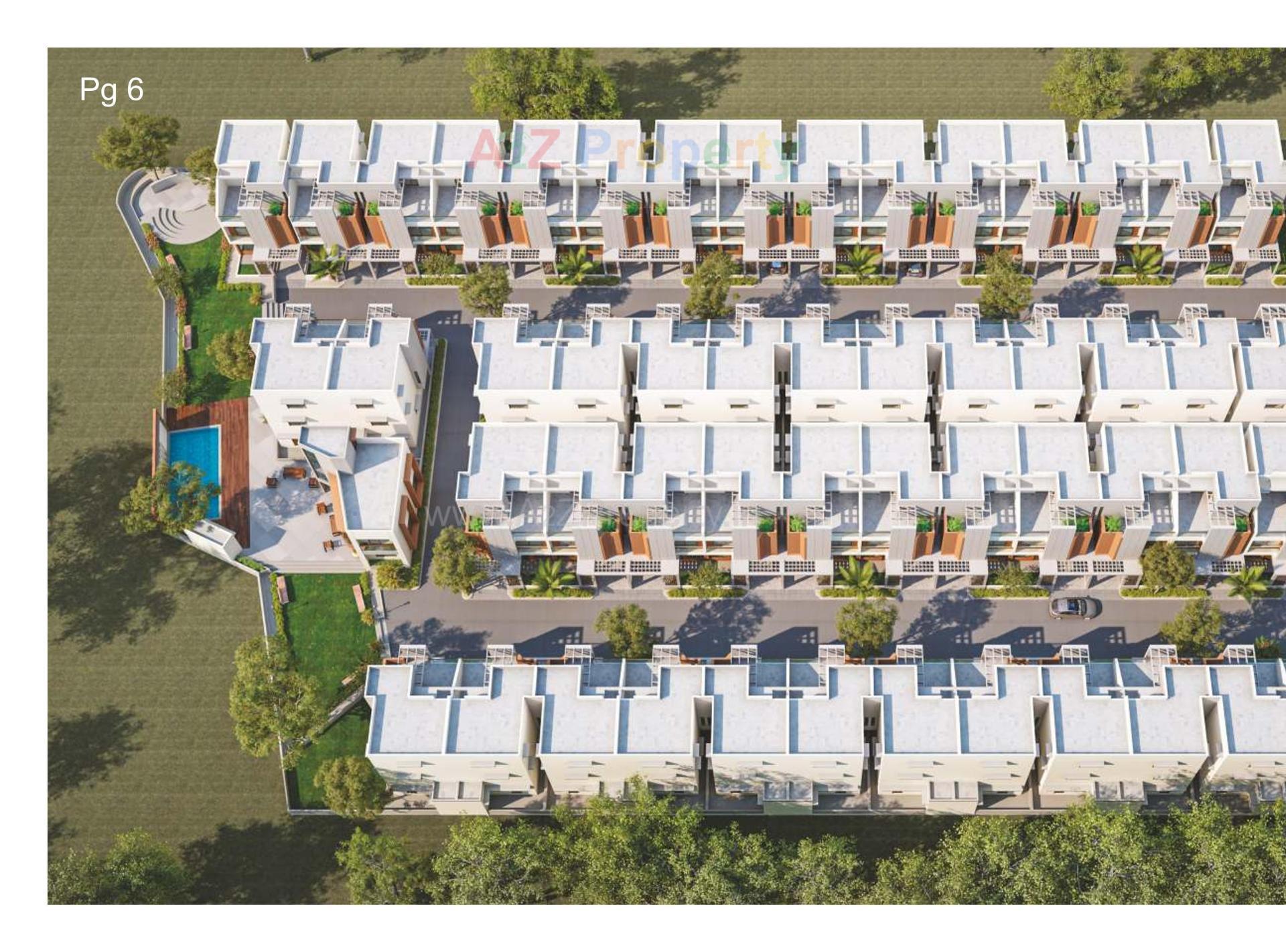 3D Elevation of real estate project Gracewood Elegance located at Bill, Vadodara, Gujarat