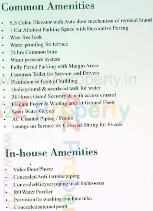 Amenities of Green Emerald