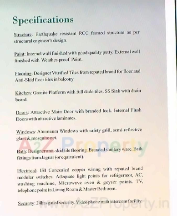 Project Specifications