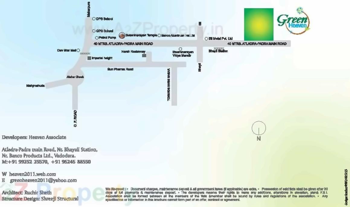  of real estate project Green Heaven located at Samiyala, Vadodara, Gujarat