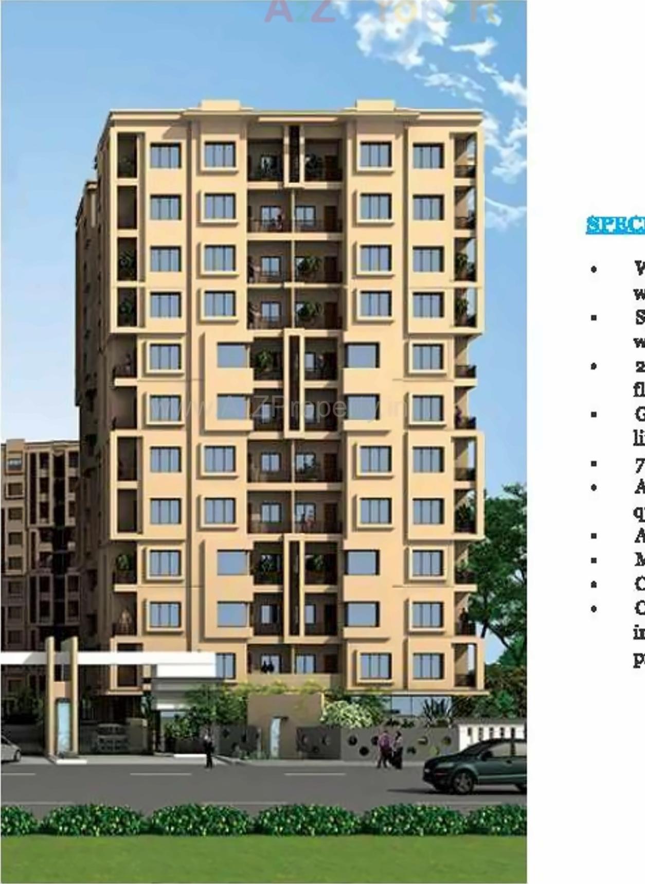 3D Elevation of real estate project Green Heaven located at Samiyala, Vadodara, Gujarat