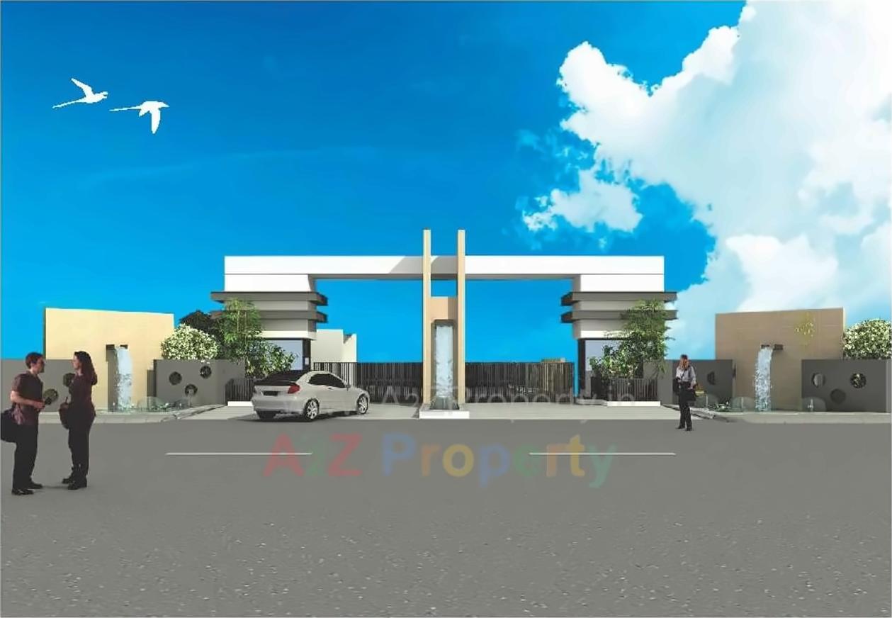 3D Elevation of real estate project Green Heaven located at Samiyala, Vadodara, Gujarat